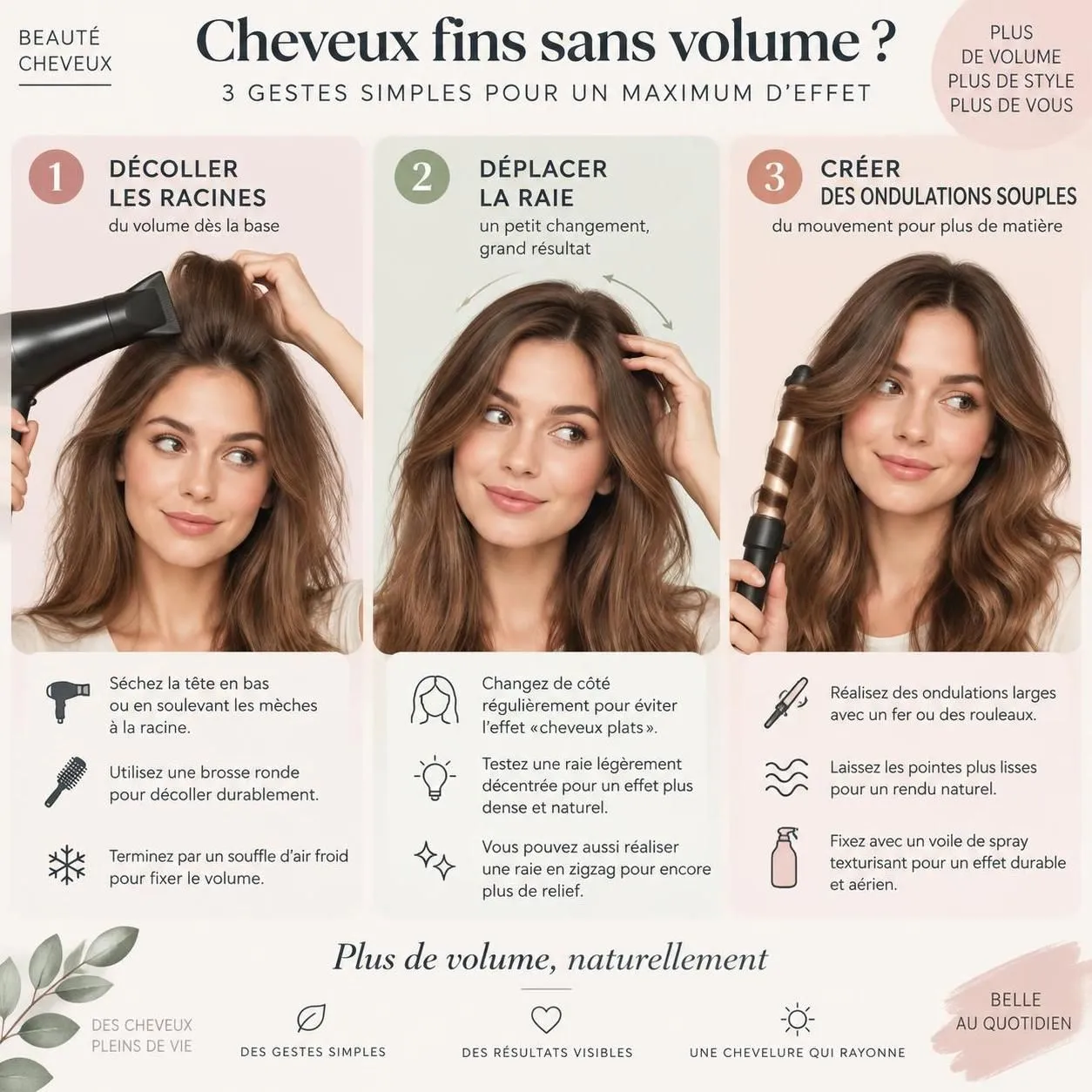 découvrez les astuces de coiffage pour donner du volume aux cheveux fins et créer l’illusion d’une chevelure plus épaisse.
