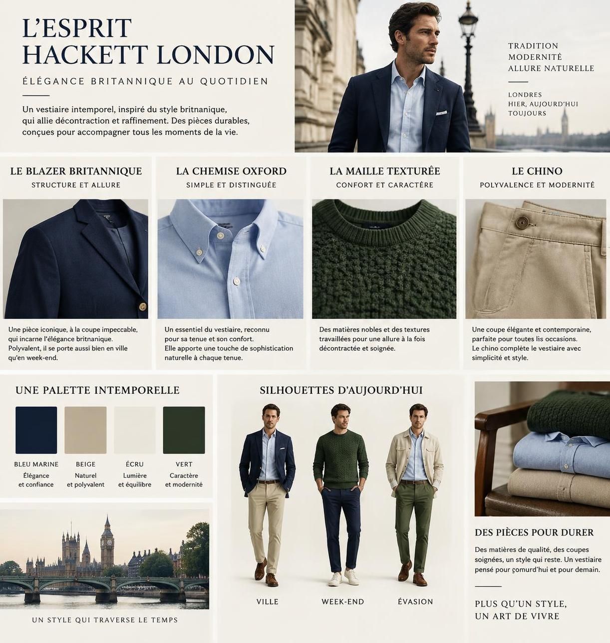 découvrez hackett london, la marque british classique : ses pièces incontournables et nos conseils pour les porter avec style, sans paraître trop sage.