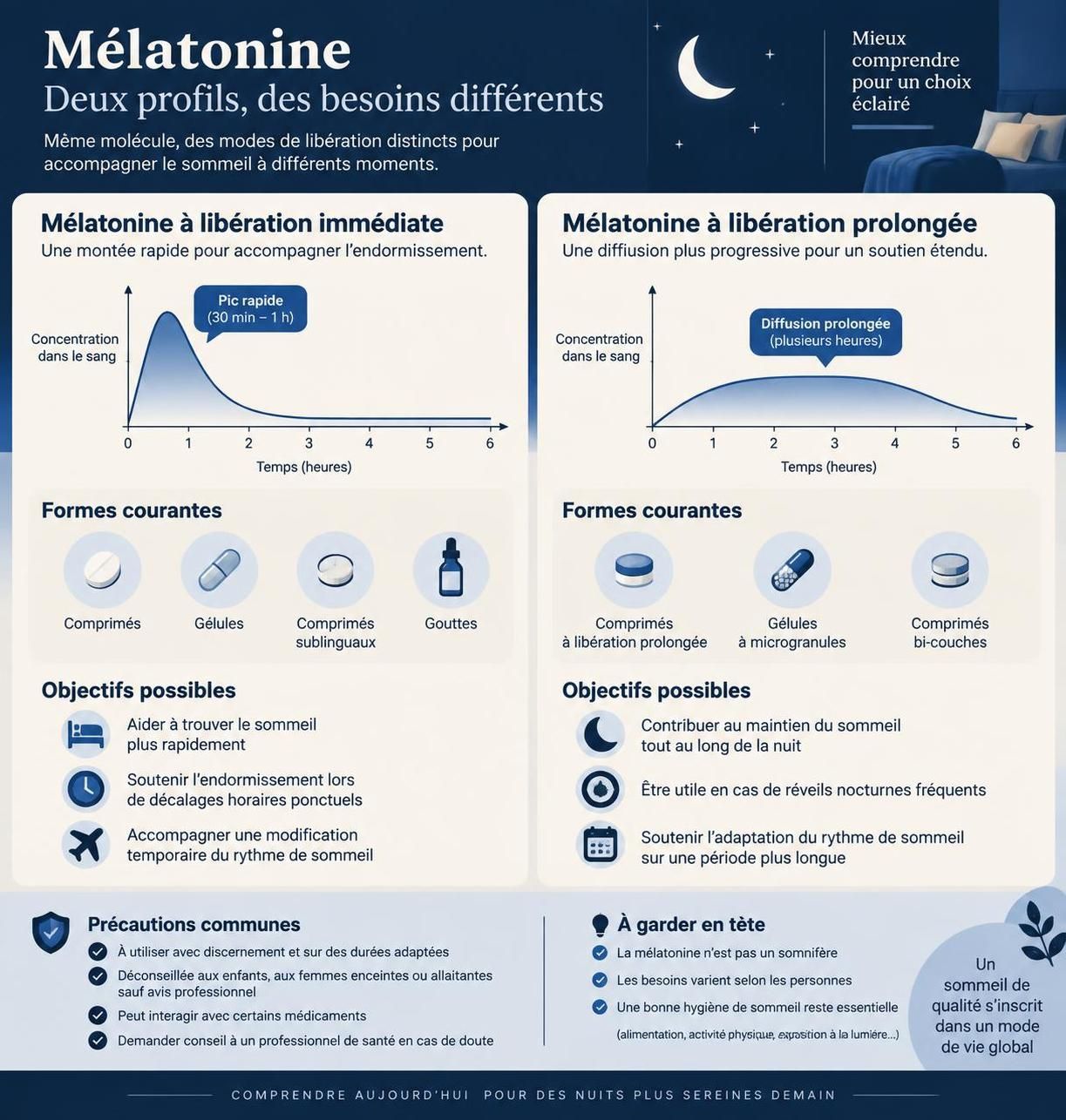 découvrez les effets réels de la mélatonine, les dosages recommandés et les formes les plus efficaces pour favoriser l’endormissement.